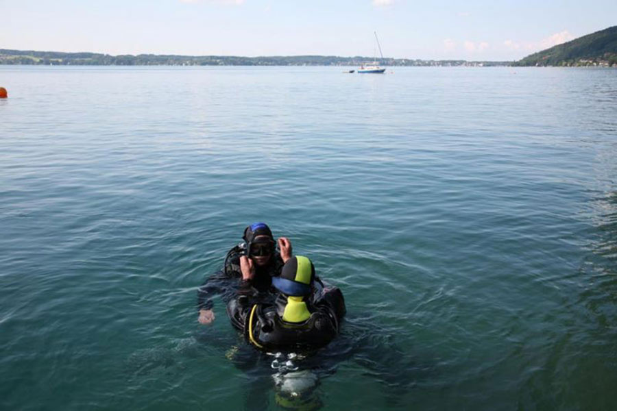 Schnorcheln im wunderschönen Attersee Tauchen und Schnorcheln im Salzkammergut