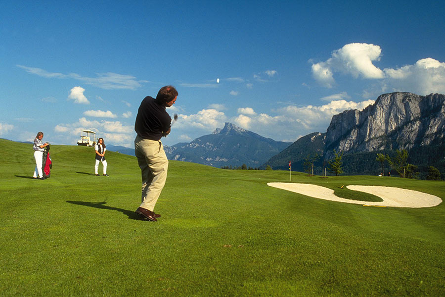 Golf course near Seehof Mondsee Austria