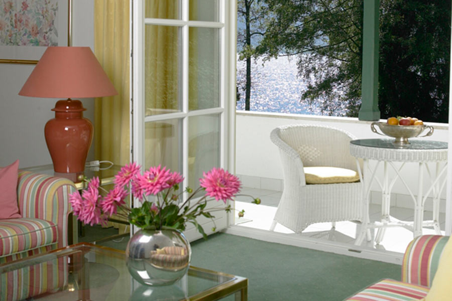 Suite in the hotel Seehof at Mondsee in the Salzkammergut