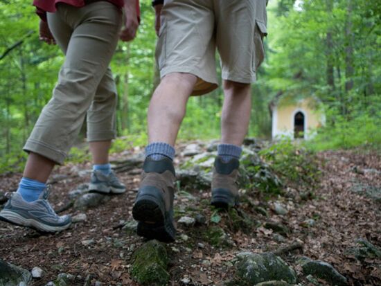 Hiking in the Salzkammergut at Mondsee