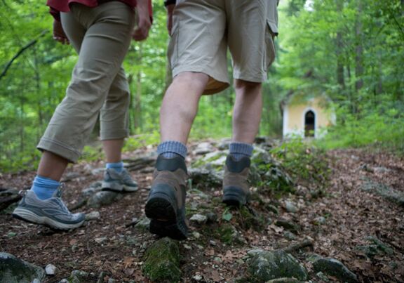 Hiking in the Salzkammergut at Mondsee