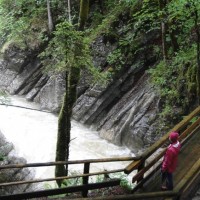 Klamm mit Steg im Salzkammergut