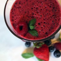 Köstlicher Beeren-Smoothie