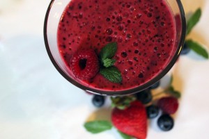 Köstlicher Beeren-Smoothie