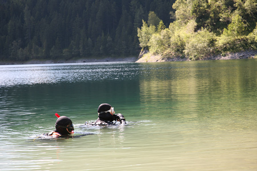 Schnorcheln und Tauchen am Mondsee Sporttauchen und Schnorcheln im Salzkammergut